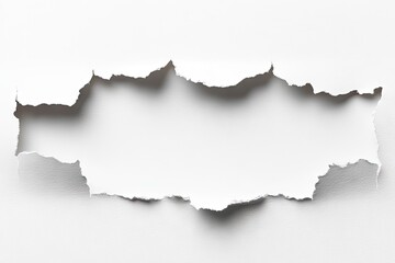 Obraz premium Ripped white paper (1)