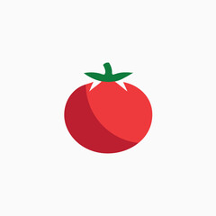 Tomato isolated on white , Tomato vector. Tomato on white background
