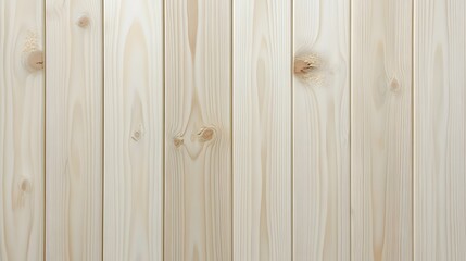 Fototapeta premium Light Beige Vertical Wooden Panel Texture Background