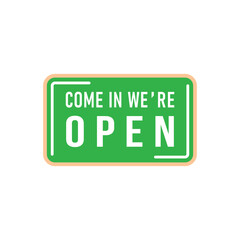 open sing icon, template, flat, design, vector, illustrations, education, style, trendy, collections