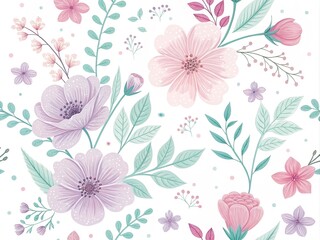 seamless floral pattern, tiny leaves pattern for textile design and digital papers,seamless background with green leaves, seamless floral pattern, seamless pattern with leaves
