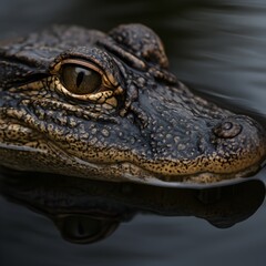Fototapeta premium alligator in the everglades