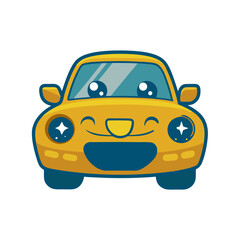 Obraz premium taxi car vector illustration