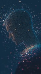 Abstract fluid wave design in shades of deep blue and light white creating a serene atmosphere suitable for various backgrounds and modern artistic applications