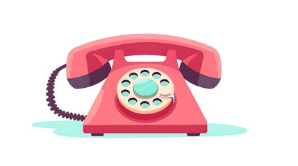 Modern vector illustration of a noisy phone flat calling symbol for communication designs