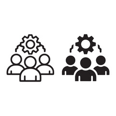 Thin line icons for minimalist digital interfaces
