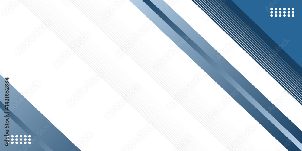 Aufkleber blue abstract background with white color. abstract blue background with square shapes. modern simpl