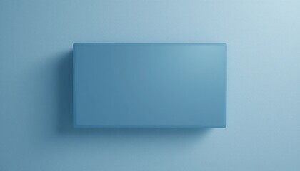Creative minimalist design showcase studio environment digital art calm atmosphere abstract view emphasizing blue tones and shapes