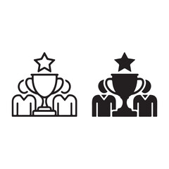 Thin line icons for minimalist digital interfaces
