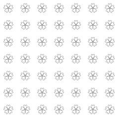 seamless floral pattern with white background 
