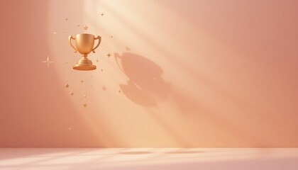 Celebration of achievement award ceremony trophy display elegant setting close-up view success recognition