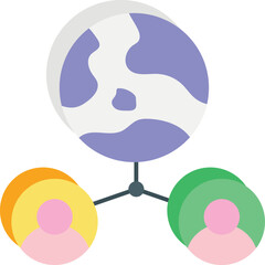 Networking Vector Flat Icons and Illustrations Pack