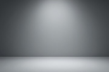 Grey gradient studio backdrop, empty room for product display, empty, scene