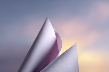 Fototapeta premium artistic composition captures minimalist abstract design in soft tones and gradients creating inspiring yet serene