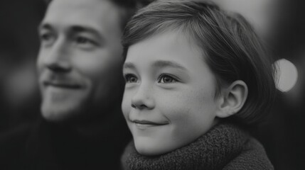 capture candid family moment with people in background artfully blurred for clean minimalistic image