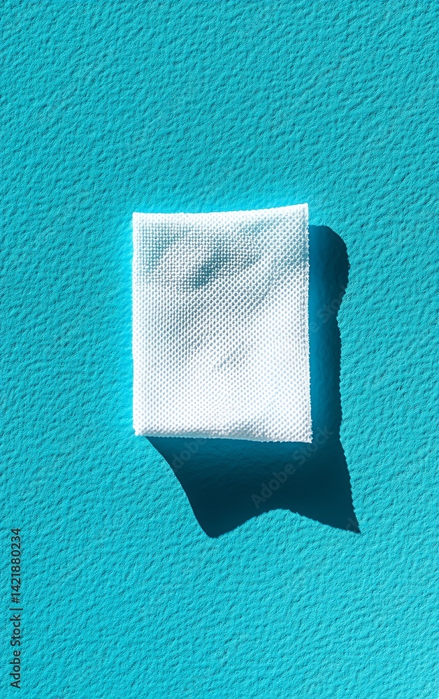 Poster minimalist abstract design with soft shadows and vibrant colors capturing modern aesthetics for crea