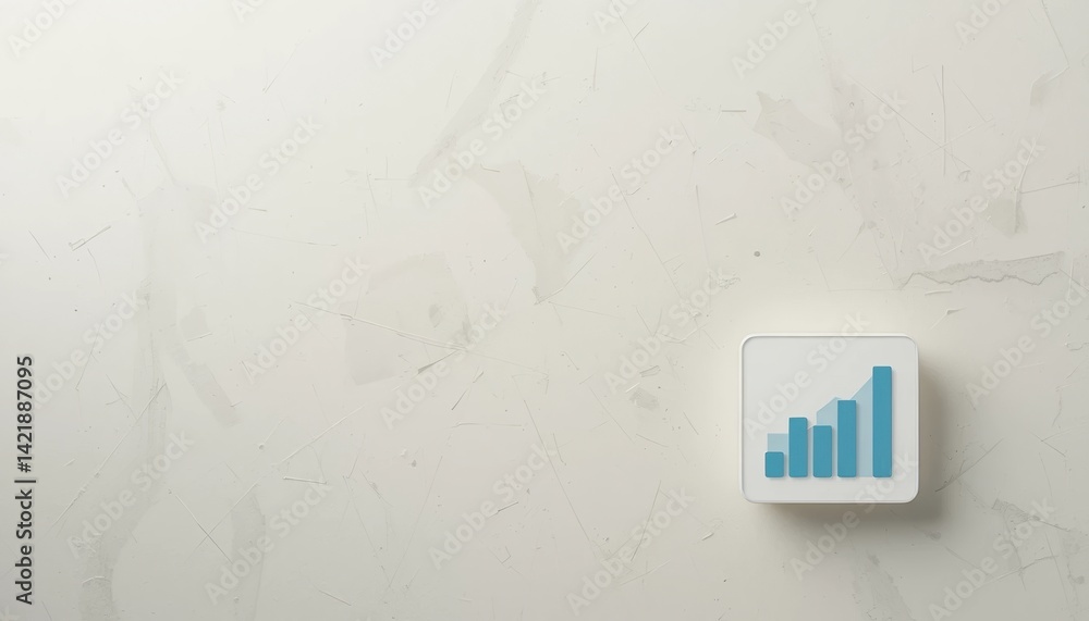 Poster analyzing growth trends in business metrics office environment infographic display digital presentat