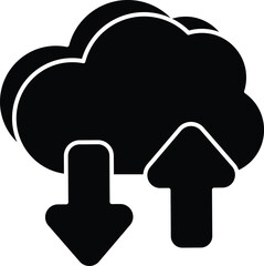 Networking Vector Glyph Icons and Illustrations Pack