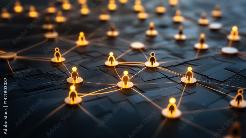 Poster global network connections: a visual representation of interconnectedness