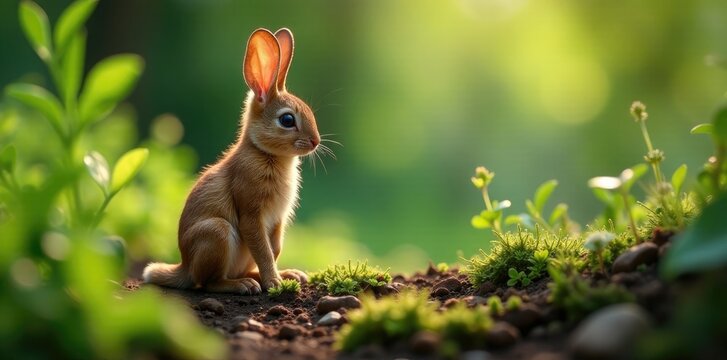Hiboux dans un environnement v?g?tal avec des plantes ? l'odeur de myrte et de romarin, calme, myrte