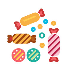 Assorted Candies Icon Representing Sweet Treats