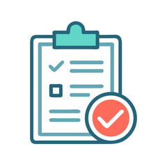 Clipboard with Approved Task Icon Representing Task Completion and Verified Approval