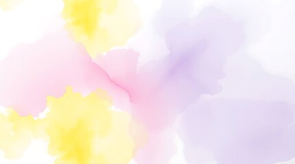 Soft Pastel Abstract Watercolor Background - Colorful Texture