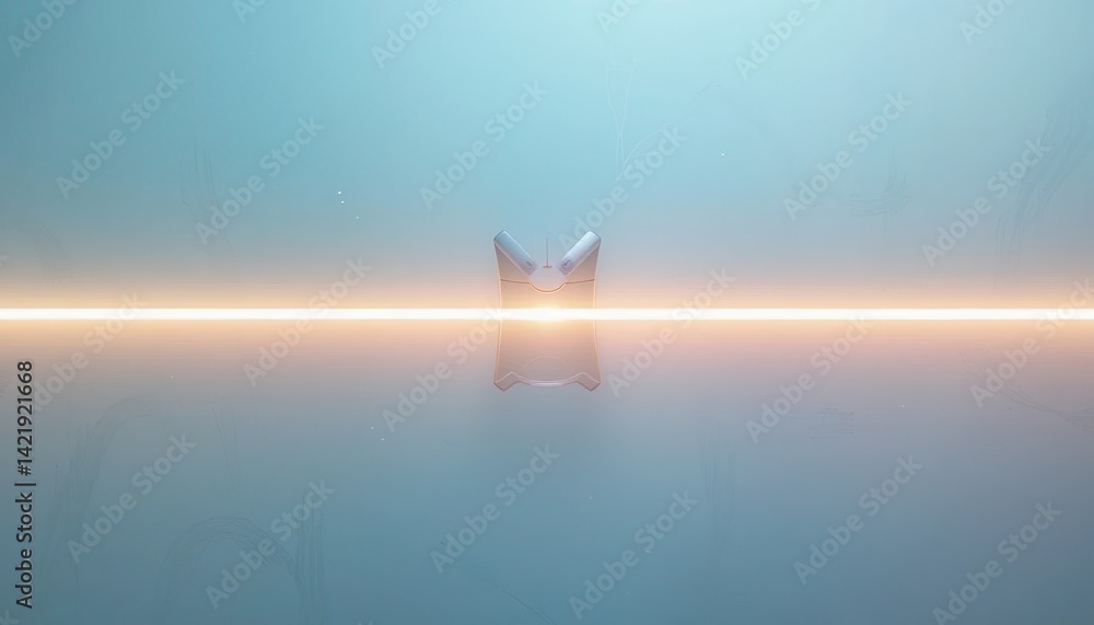 Poster futuristic light beam action abstract digital space animation art modern visuals dynamic perspective