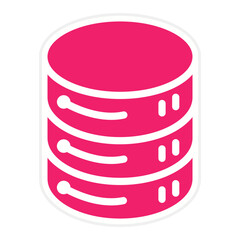 Vector Design Database Icon Style