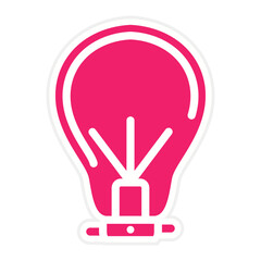 Vector Design Light Bulbs Icon Style