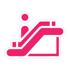 Vector Design Escalator Icon Style