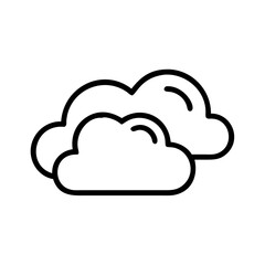 cloud computing concept icon vector illustration