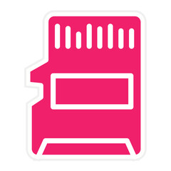 Vector Design Sd Card Icon Style