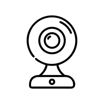 web cam icon vector illustration on white background