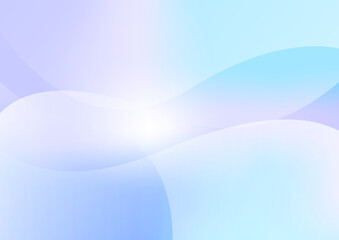 シンプルな水色と青のグラデーション背景　ベクター　素材