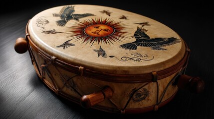 Creating harmony hand drum artistry studio photography artistic environment close-up cultural expression