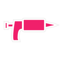 Caulking Gun Icon Style