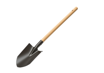 Simple shovel illustration
