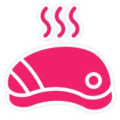 Steak Icon Style
