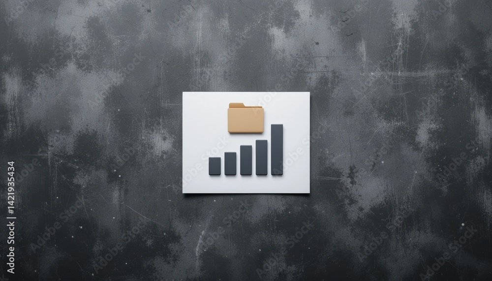 Poster data analytics growth business environment graphic design modern workspace digital insights visual r