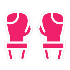 Boxing Gloves Icon Style