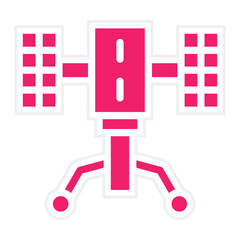 Hubble Telescope Icon Style