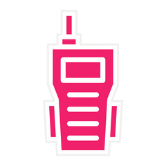 Obraz premium Walkie Talkie Icon Style