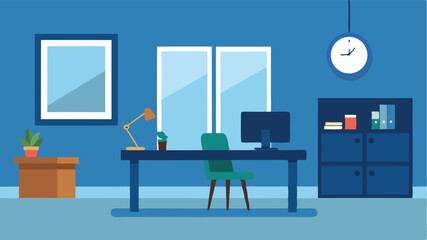 modern office room background illustration