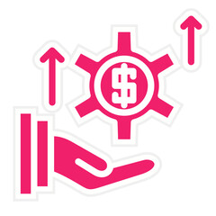 Money Benefit Icon Style