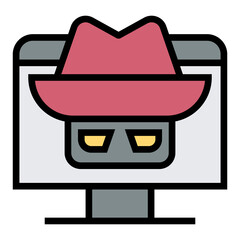 spyware vector icon