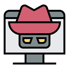 spyware vector icon