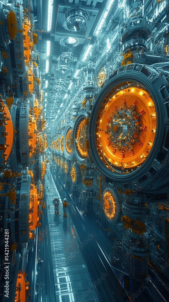 Poster cheeese's day concept. futuristic abstract design with intricate patterns and orange accents.