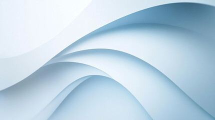 青の美しい曲線　ビジネス背景イラスト　generative ai