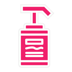 Obraz premium After Shave Icon Style